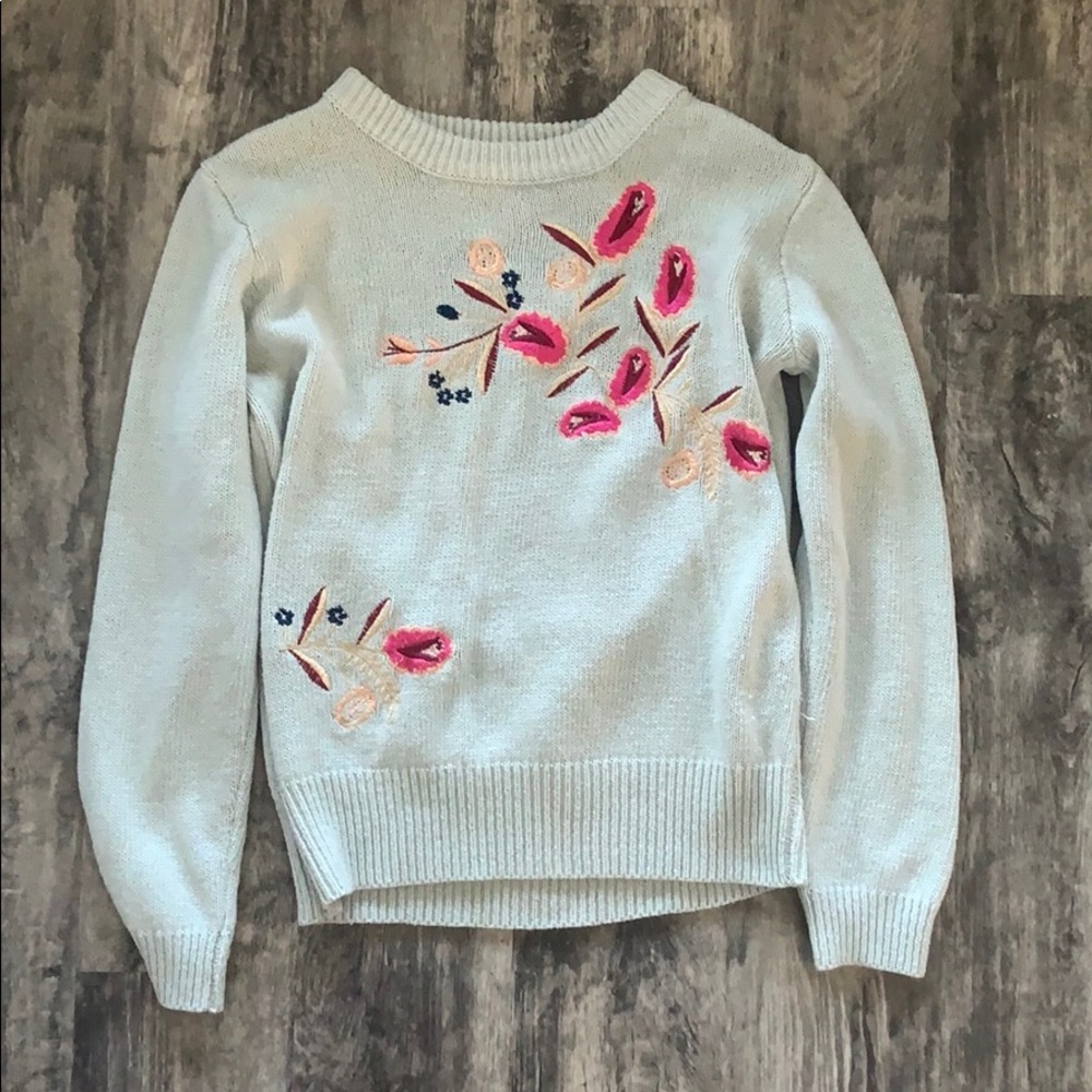 Woven Heart Sweater